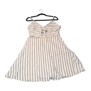 Striped Spaghetti Strap Dress